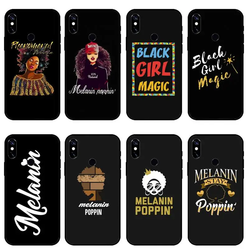 

2bunz Melanin Poppin Aba Phone Case For Xiaomi mi 9 9t 10 redmi 9 9a 8 8a note 10 9 9s 8 8t 7 pro max funda