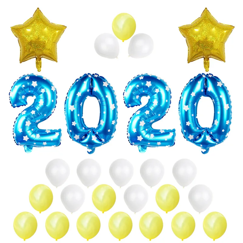 20 12 дюймов латексные шары рождественские украшения Новогодние шары конфетти латексные шары новогодние вечерние шары - Цвет: 20