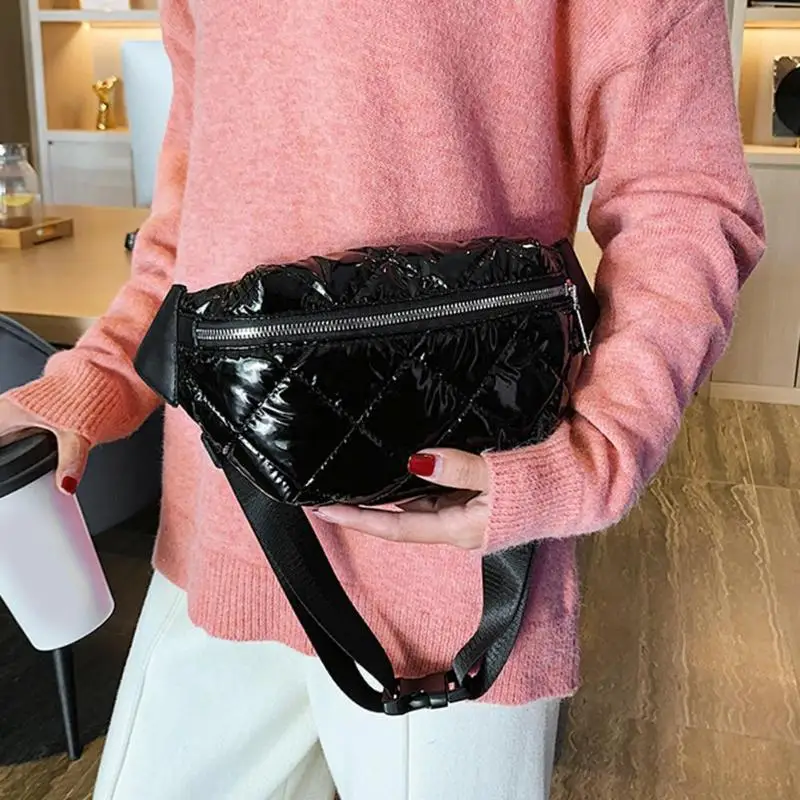 Простая Женская поясная сумка Lingge осенне зимняя модная Повседневная Наплечная