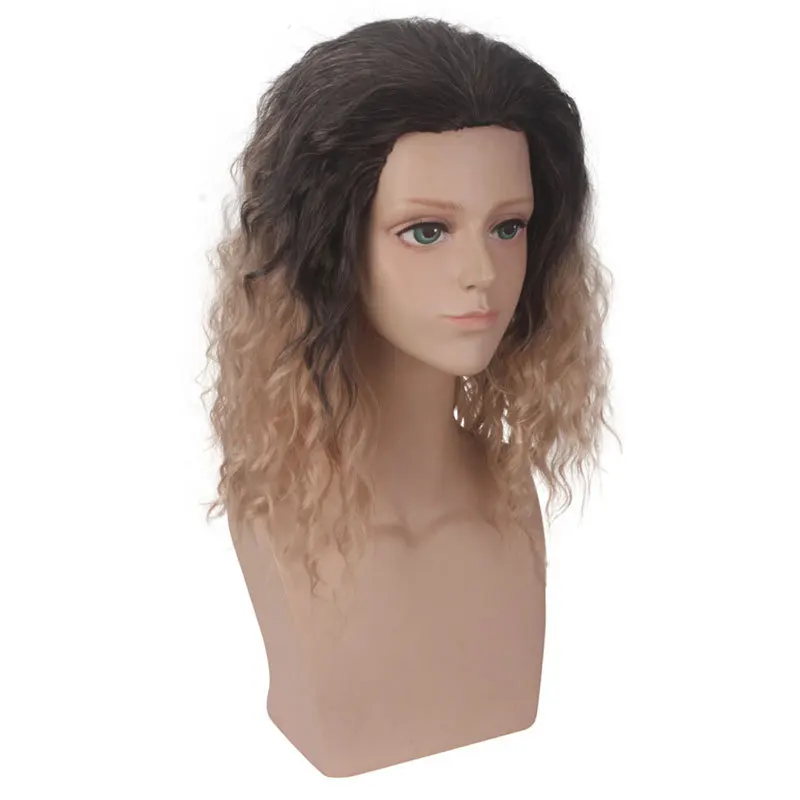 Парик для косплея аниме Аквамен Артур Карри термостойкие Вьющиеся Волосы