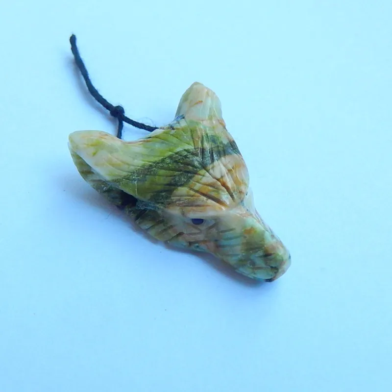 Подвеска из драгоценного камня в виде яшмы 32x22x9 мм 7 5 г | Украшения и аксессуары