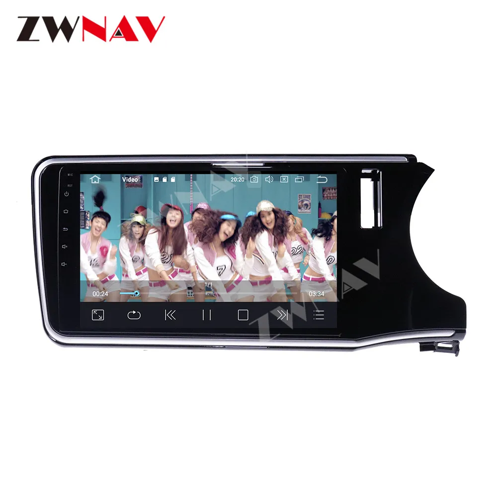

360 Cameras Screen Android 10.0 Car Multimedia Player For Honda City Grace 2014-2017 Video Audio Radio Stereo GPS Navi Head Unit
