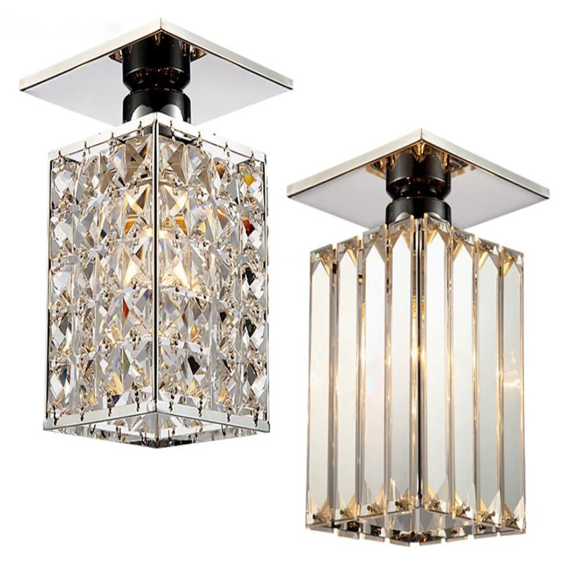 

Mordern Ceiling Lamps Hall Passway Bar Led Lustres Light Fixtures Led Ceiling Light Crystal Nordic Plafon Luminaria De Teto
