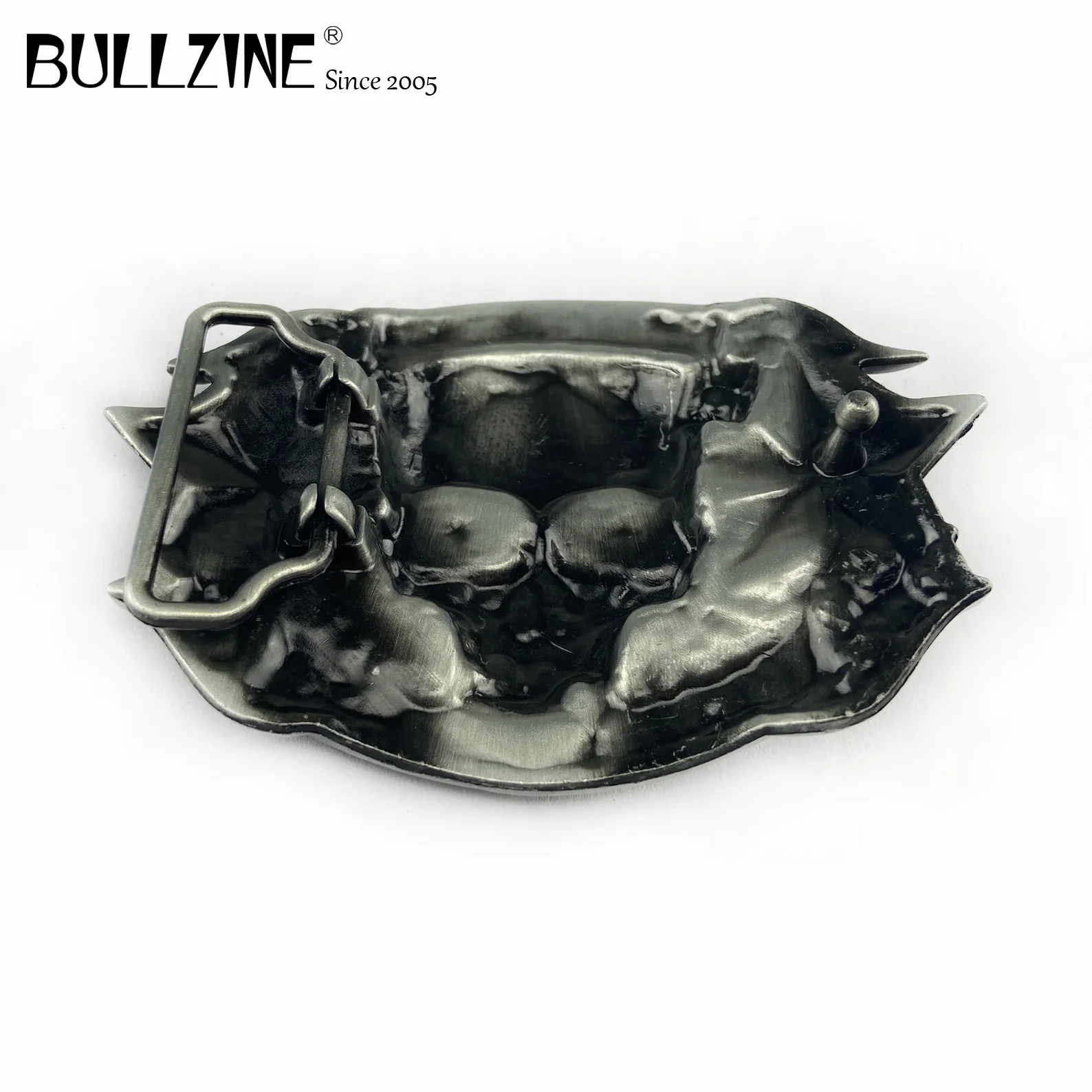 В Bullzine оптовая продажа Lucky 13 крутые пряжки ремня с оловянной отделкой FP 02790