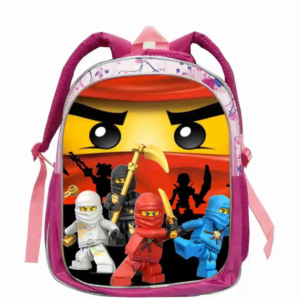Школьные ранцы Ninjago для мальчиков модные повседневные Рюкзаки с принтом 12 5 дюйма