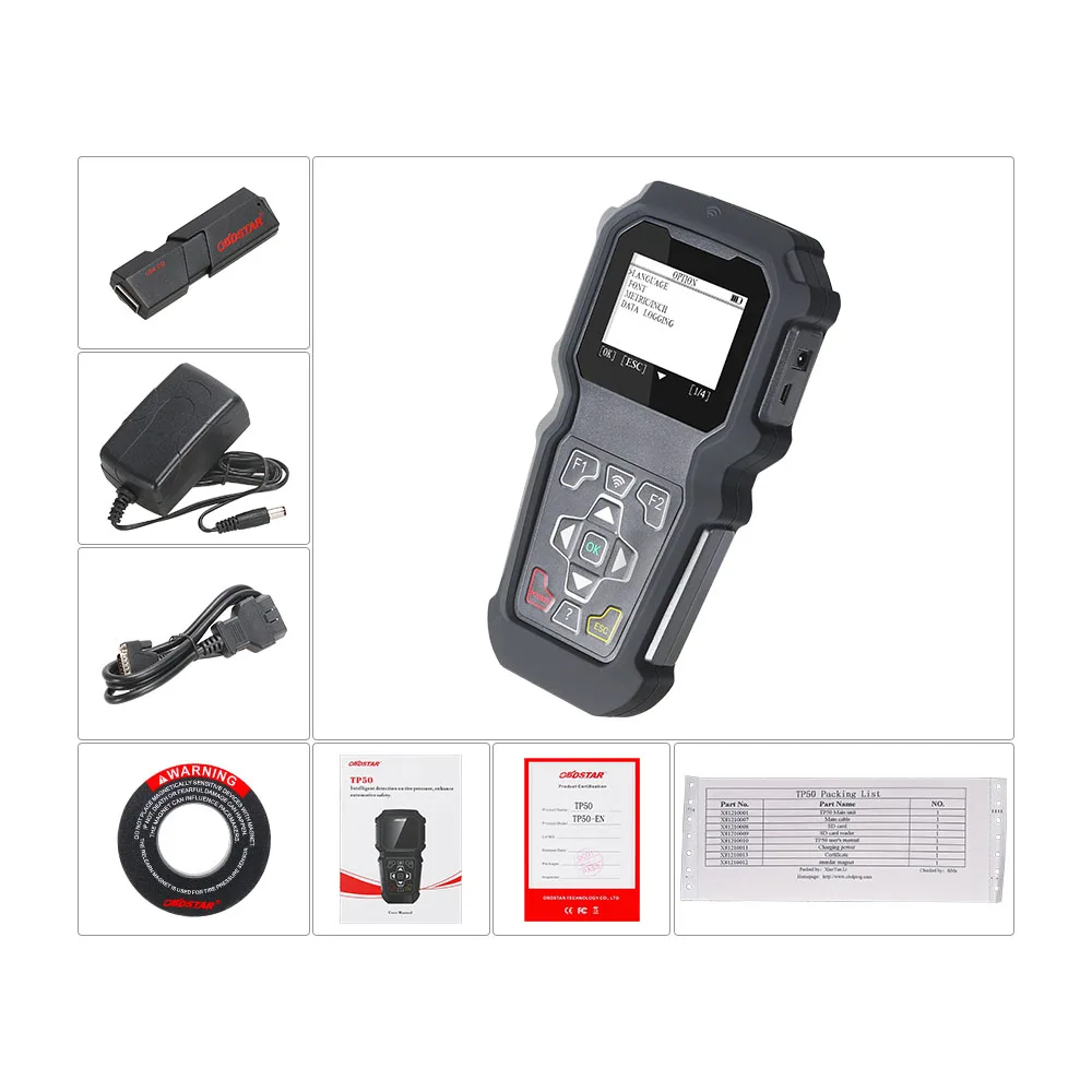 

TP50 Intelligent Detection on Tire Pressure TP50 Support 315MHz/433MHz TP-50 TMPS Tool IN STOCK NOW