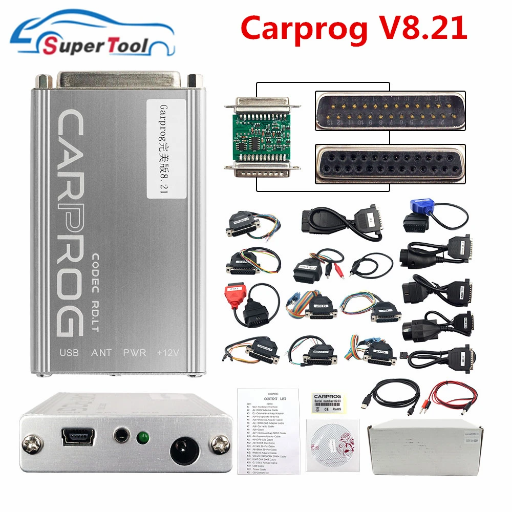 Адаптер Carprog V8.21 онлайн программатор с генератором ключей автомобиля Prog V 8 21 для