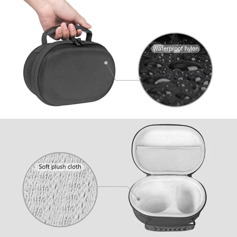 

EVA Hard Case Cover Organizer Bag for Amazon All-new Echo Dot 4th and Charger