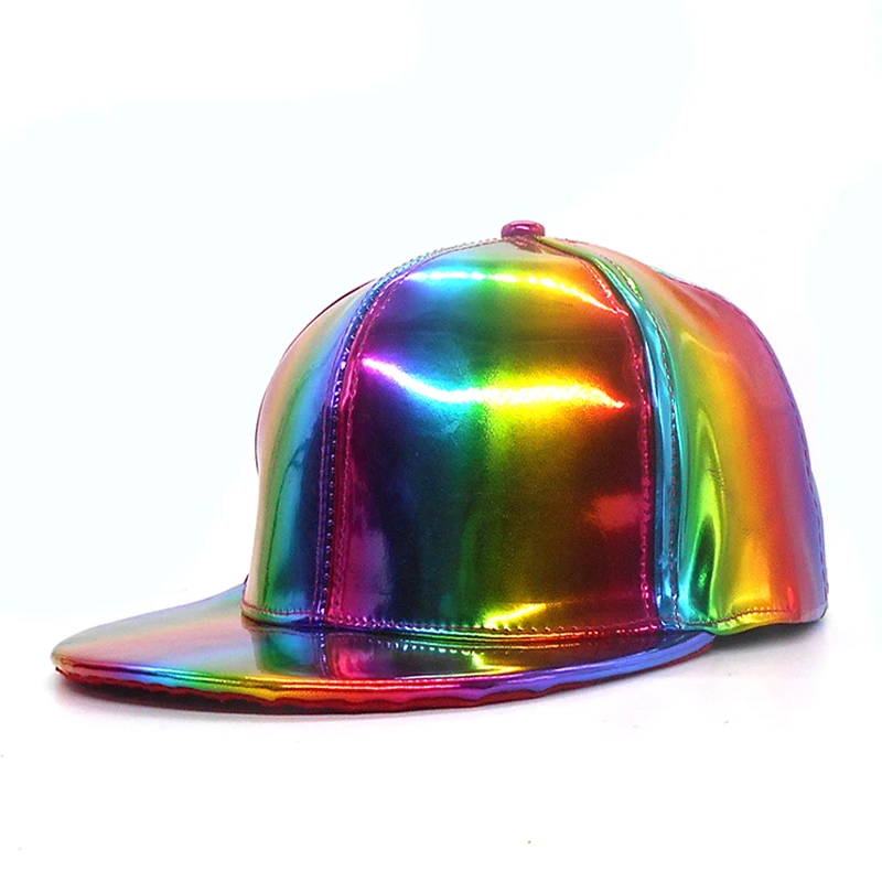 Роскошная Лицензированная бейсбольная кепка для мужчин меняющая цвет радуги