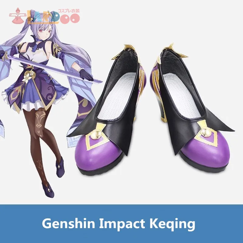 

Игровая обувь для косплея Manles Genshin Impact Keqing