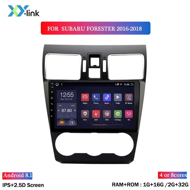 Автомобильная Мультимедийная система gps навигация для Subaru Forester 2016 2018 9 дюймов Android