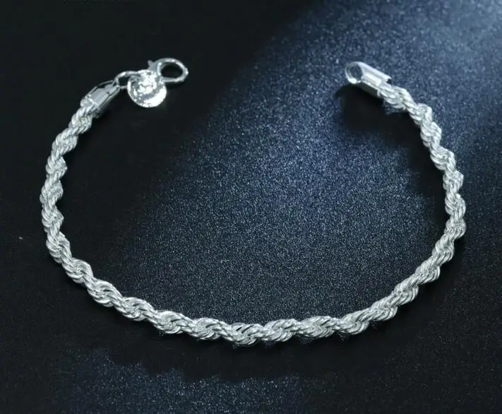 Модный посеребренный браслет-цепочка DISINIYA браслеты на запястье очаровательные