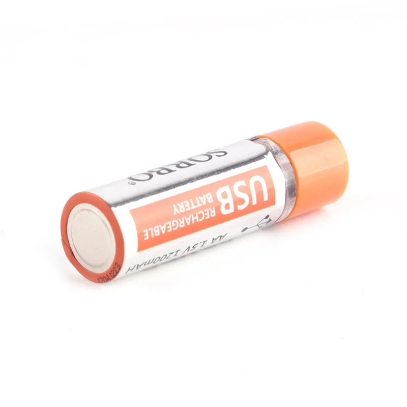 Оригинальная Аккумуляторная Батарея Sorbo 4 шт. USB AA 1 5 в 1200 мАч быстрая зарядка Li-po
