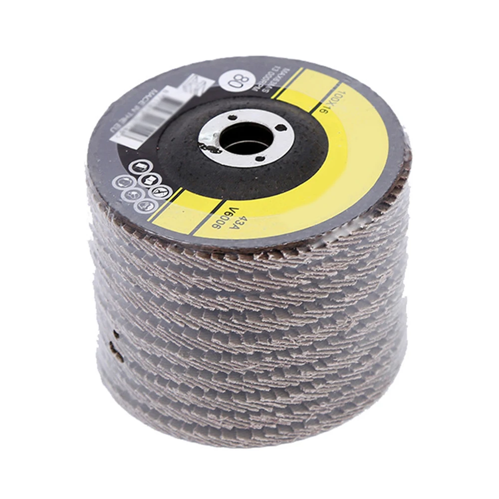 

10Pcs Flap Discs 80 Grit Angle Grinder Flat Sanding Grinding Equipment