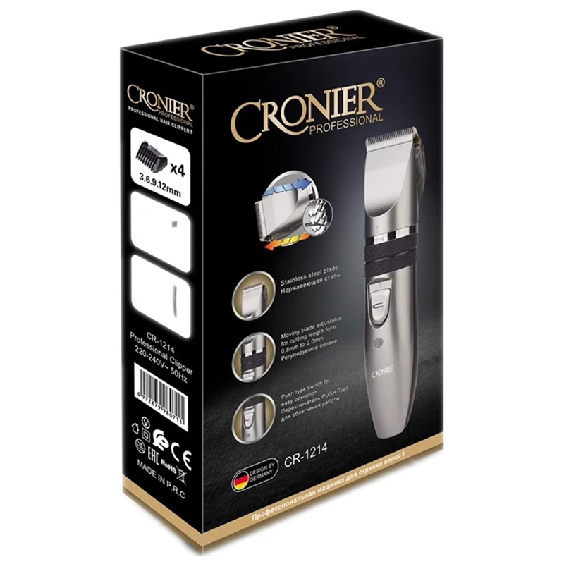 

Men's USB rechargeable adjustable hair clipper professional hair clipper electric hair clipper 100-240v beard trimmer