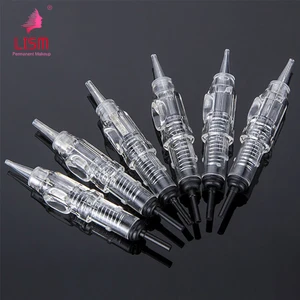 100 шт. 3rl Sterilizrd легко Игольный нажмите Перманентный макияж иголочный картридж татуажные Иглы для татуировки свободы Nouveau машина ручка
