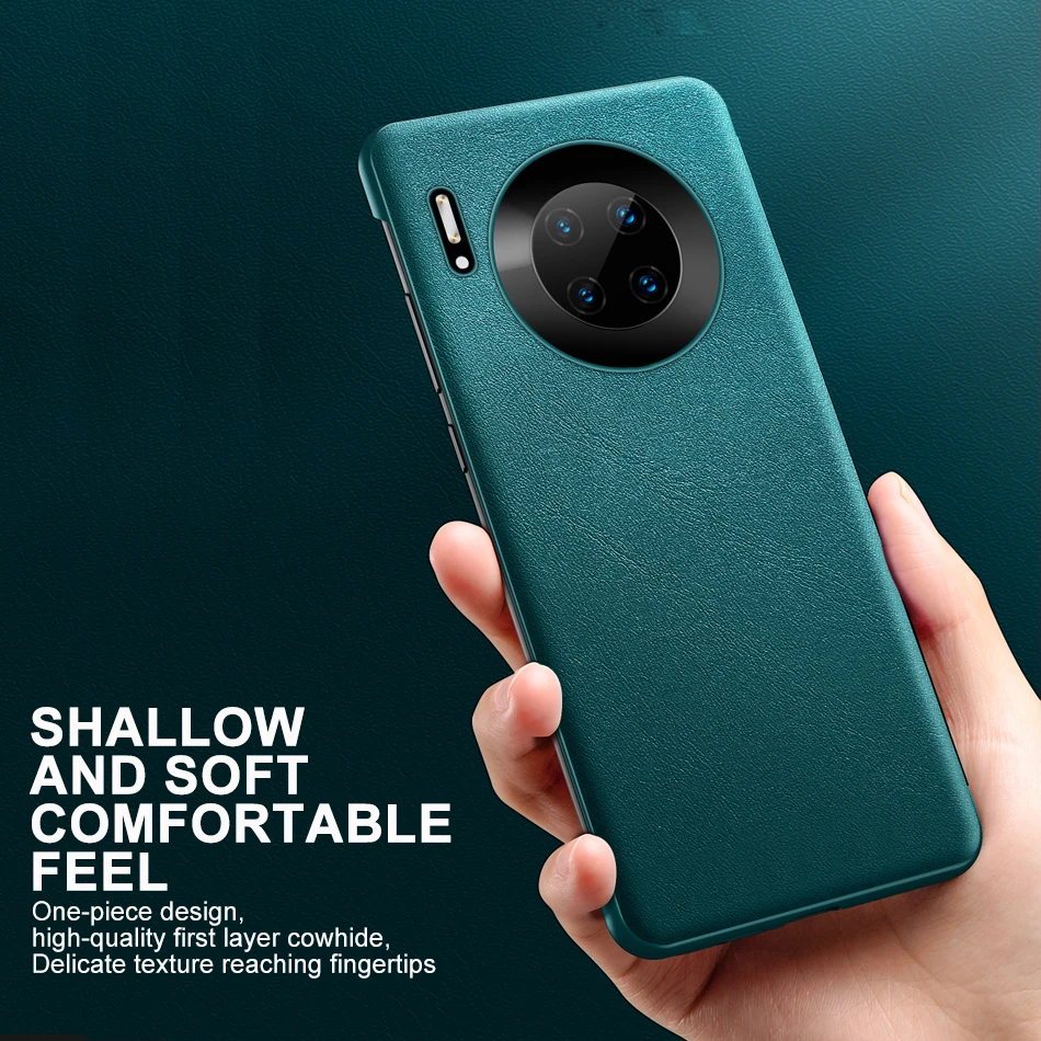 luxury smart touch mate30pro genuine leather flip case for huawei mate 30 pro mate30 5g view window phone cover for mate30 free global shipping
