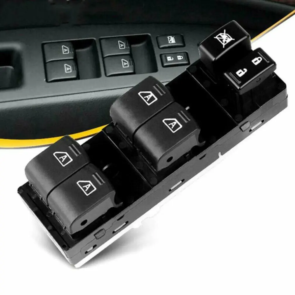 

Кнопки управления переключателем стеклоподъемника Power Master 25401-JK42E, прочная запасная стеклянная зеркальная панель управления для INFINITI