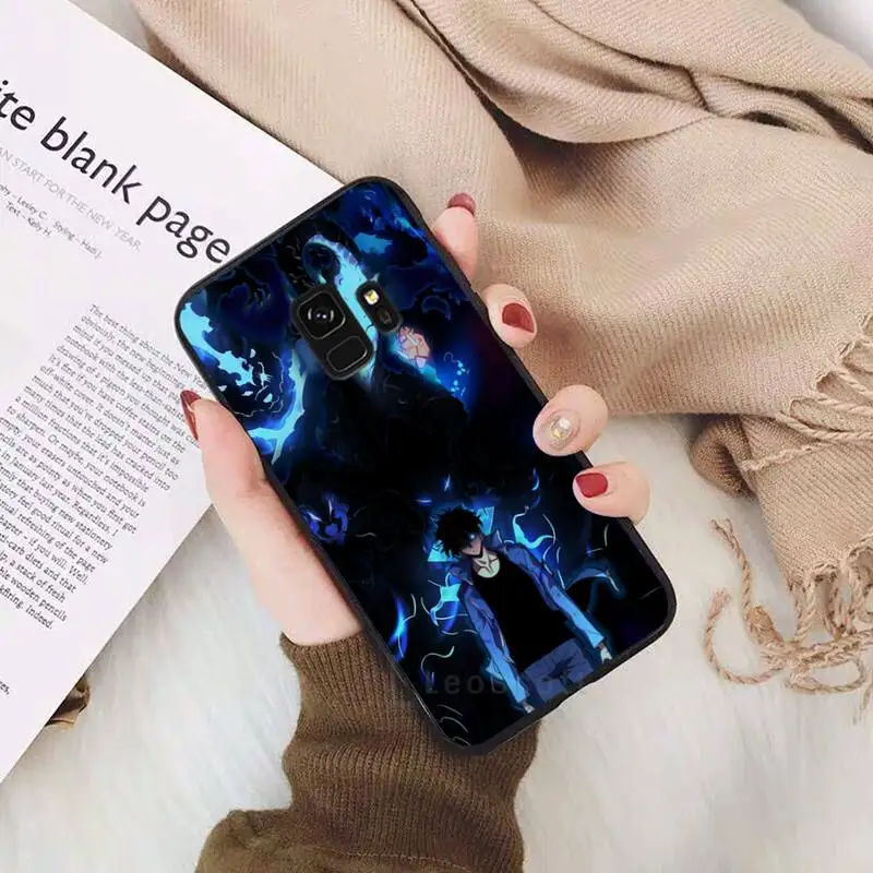 

igris solo leveling Phone Case For Samsung Galaxy S5 S6 S7 S8 S9 S10 S10e S20 edge plus lite Cover Funda Shell Coque