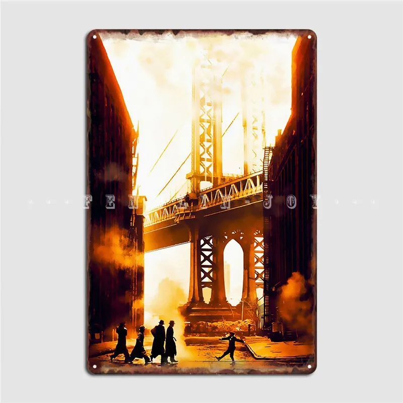 

Once Upon A Time In Americ Metal Sign Pub Garage Club Funny Poster Tin Sign Posters