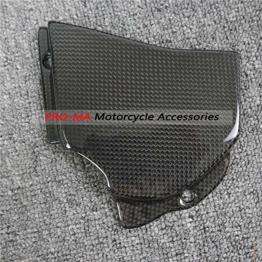 Крышка звездочки мотоцикла из углеродного волокна для Ducati 748 916 996 998 Гладкая глянцевая ткань