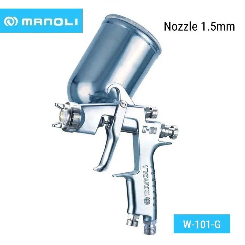 

MANOLI W-101 Пистолет-распылитель Ручной ручной распылитель краски Автомобильный распылитель мебели Воздушный распылитель Мини-насадка Воздушный пистолет для окраски W101