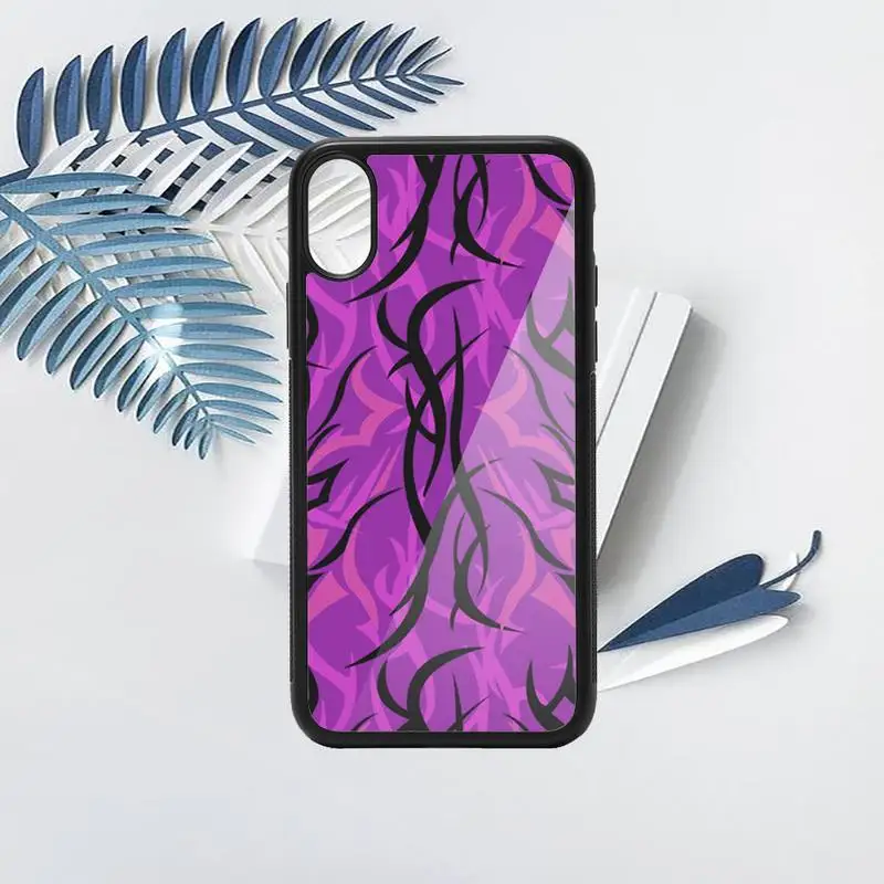 

Camo Pink Art Red Phone Case TPU For iPhone X XR XS 11 12 mini Pro MAX 6 6S 7 8 Plus SE 2020
