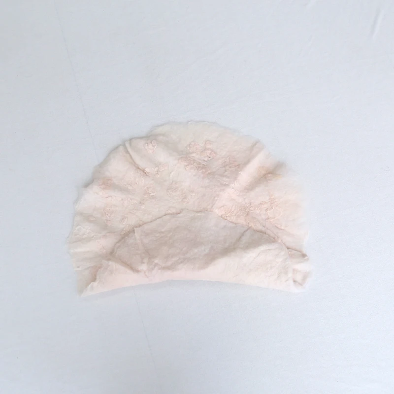 Новорожденный круглый шерстяной фетр одеяло бутафория для фото Детские Корзина