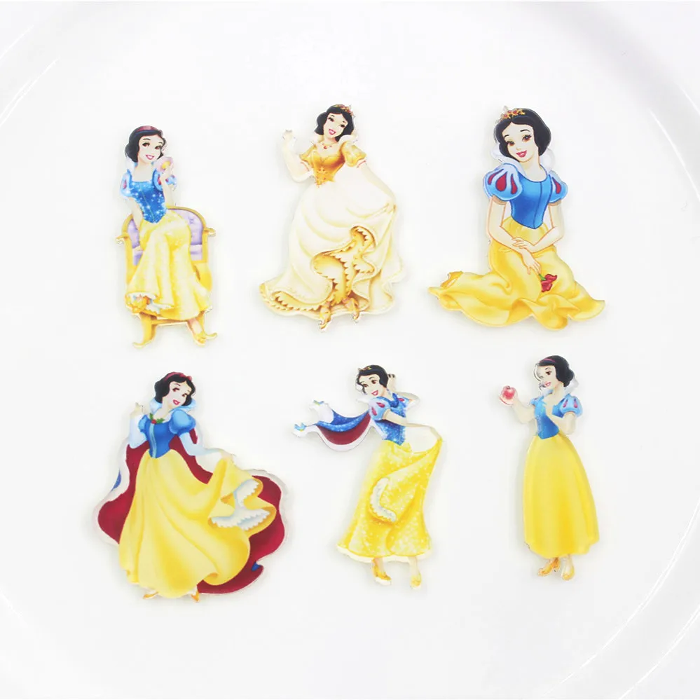 BR0043 1 шт. Акриловая плоская спинка акриловая брошка мультфильм головной убор