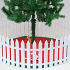 Лидер продаж, 1 шт., Белый Рождественский декоративный забор, пластиковая модная пластиковая ограда для отеля