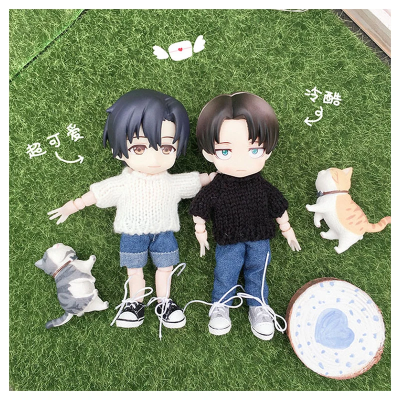 OB11 Одежда для кукол свитера кукл 3 вида цветов Штаны GSC clay Meijie pig 1/12 BJD кукольные