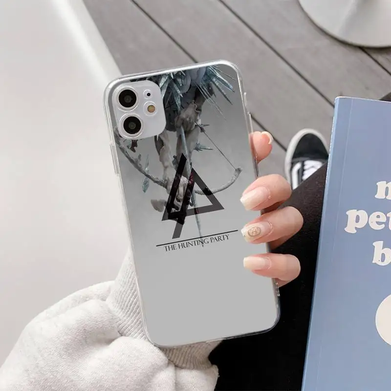 

Linkin Rock Park Phone Case For Iphone11 12 Pro Max SE 2020 6s 7 8 Plus X Xs Max Xr Transparent Soft Silicone Cover