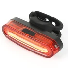 Задний фонарь для горного велосипеда, перезаряжаемый светодиод COB, USB, 2021