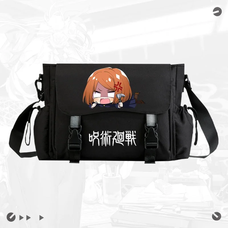 

Jujutsu Kaisen Gojo Satoru Itadori Yuji Crossbody Canvas Bags School Bag Unisex Messenger Bag Fashion Shoulder Bag 195