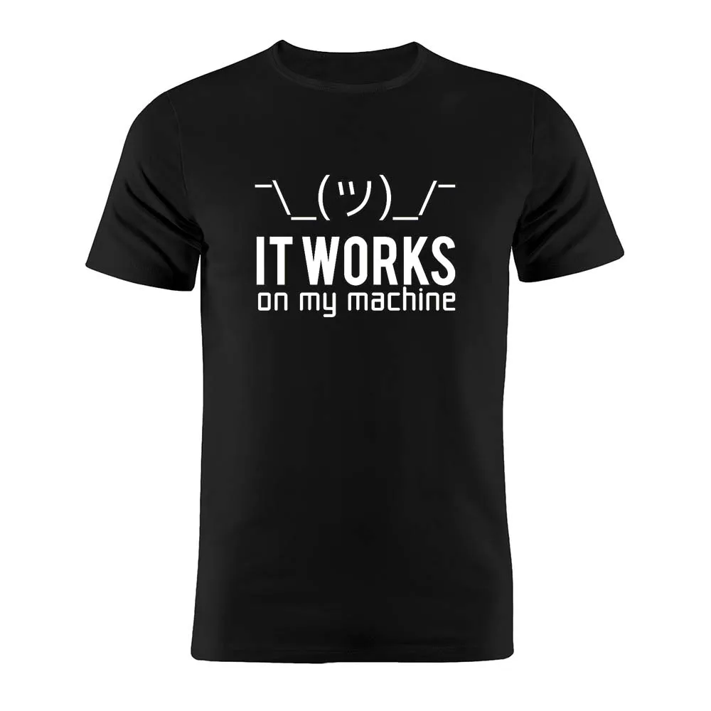 Хлопковая футболка унисекс программатор программного обеспечения Geek Coder шутки