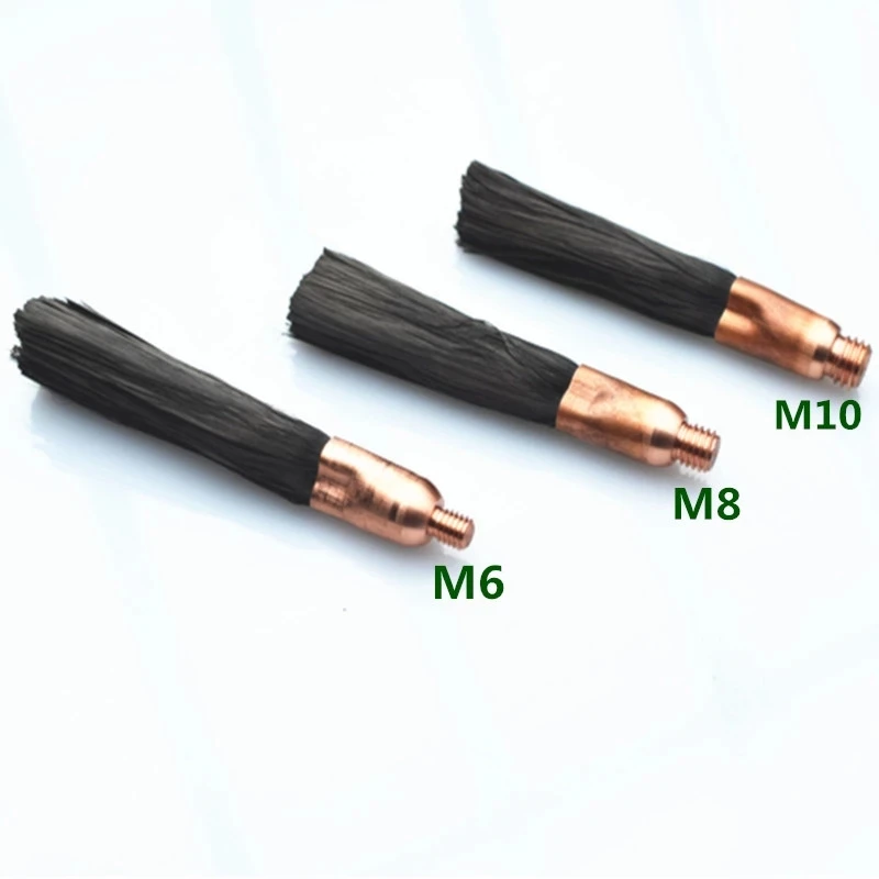 

5pcs M6M8M10 Thread Carbon Fibre Weld Cleaning Brush Used Clean Passivate And Polish Stainless Steel Welds After TIG Or MIG Weld