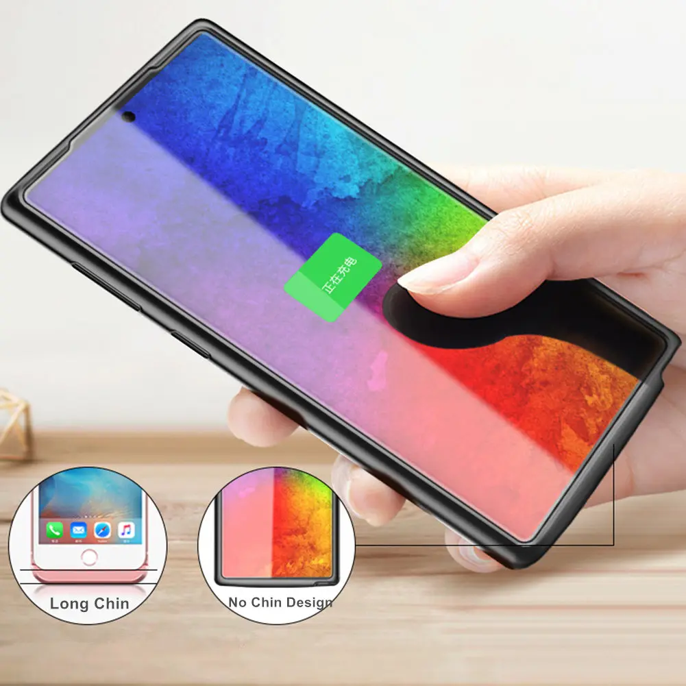 Для samsung Galaxy Note 10 Pro Чехол для аккумулятора 6000 мАч модный внешний чехол