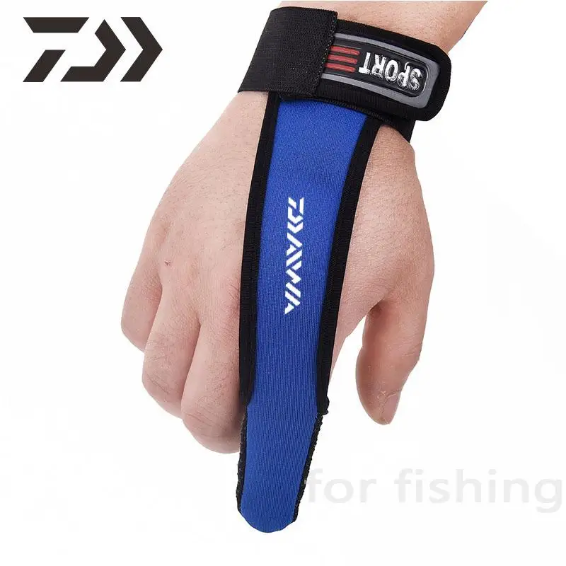 

2021 New Men Fishing Gloves Daiwa Outdoor Single Finger Protector Breathable Fishing Gloves One Finger Non-Slip Fishing Tools