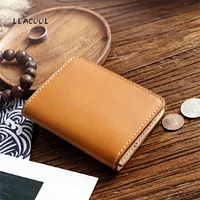vintage mens genuine leather driver license holder portable credit card case holder cowhide leather slim id coin purse wallet