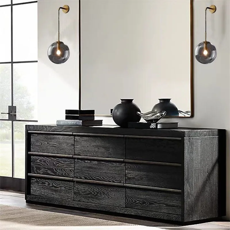

modern wall light glass ball dining room aisle bedside lampara pared espelho
