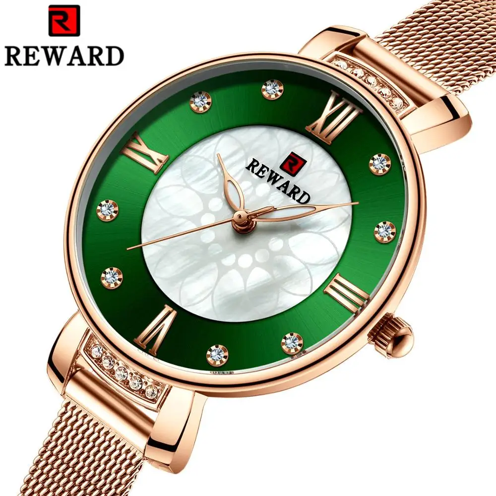 Роскошные женские часы с кристаллами модные кварцевые из нержавеющей стали