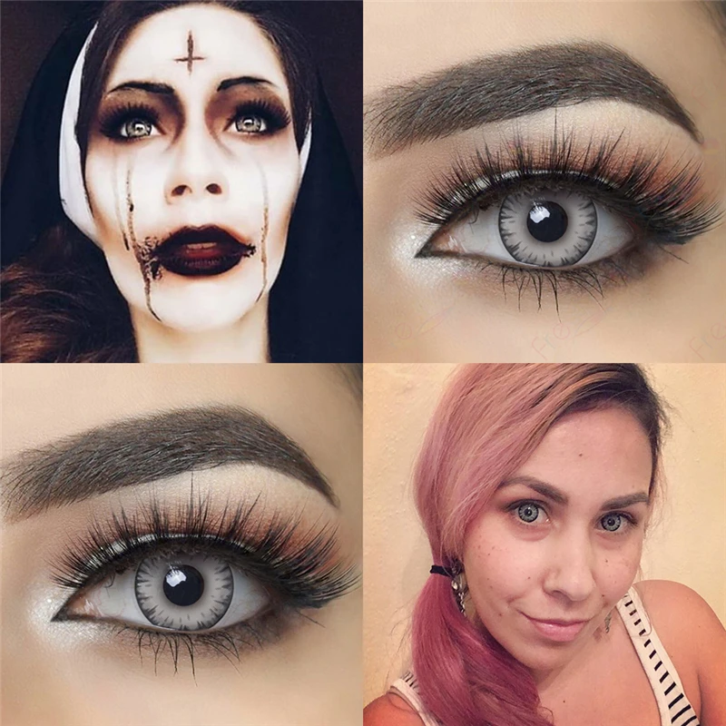 Новые 2 шт./1 пара яркие контактные линзы для косплея|Контактные линзы| |