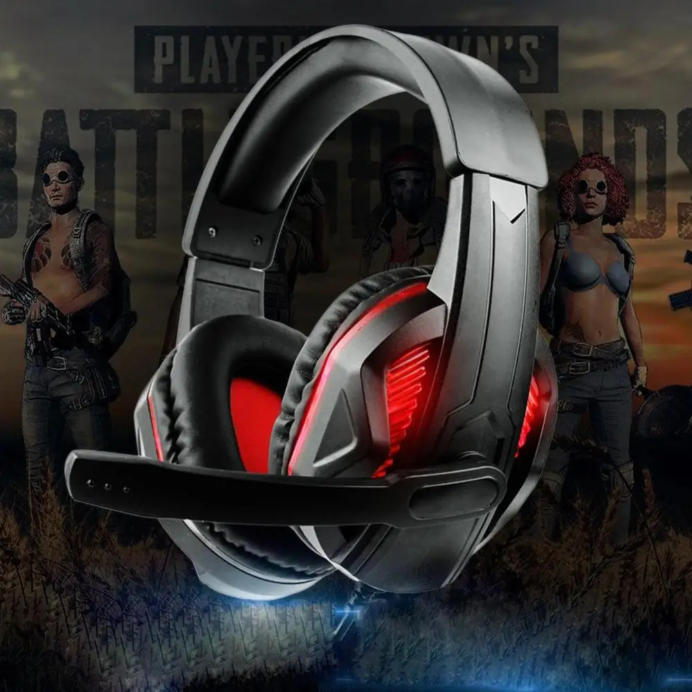 Компьютерные USB игровые Накладные наушники 3 5 мм светодиодный светильник