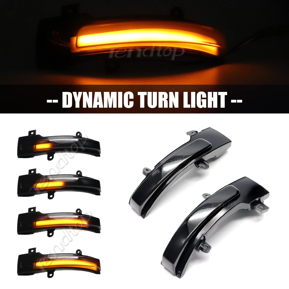 

For Mitsubishi Outlander 2013-2020 Lancer 2016 LED Side Marker Repeater Lamp Dynamic Turn Signal Light Rearview Mirror Indicator