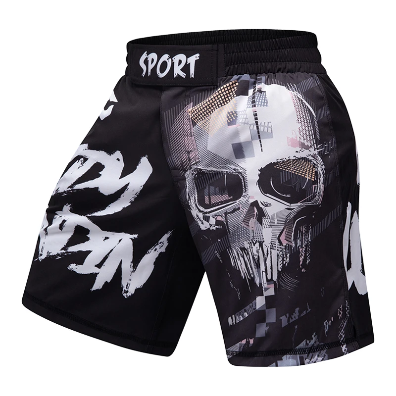 Men Bodybuilding Shorts Fitness Workout Inseam Gym Knickers Male Muscle Alive Elastic Compression Tights Skinny Leggins Hombre