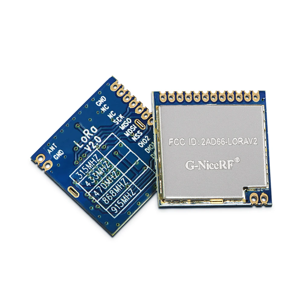 2 шт. LoRa1276 + пружинная антенна 915 МГц беспроводной модуль LoRa SX1276 20 дБм FCC Высокая