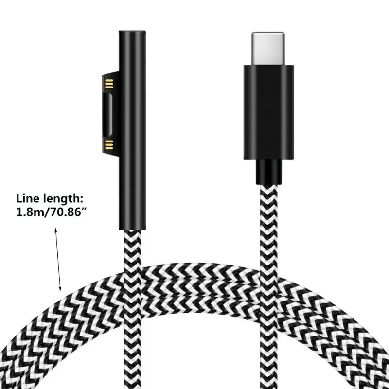 1 8 м Usb Тип C Питание Зарядное устройство адаптер 15В 3A Pd Быстрый зарядный кабель