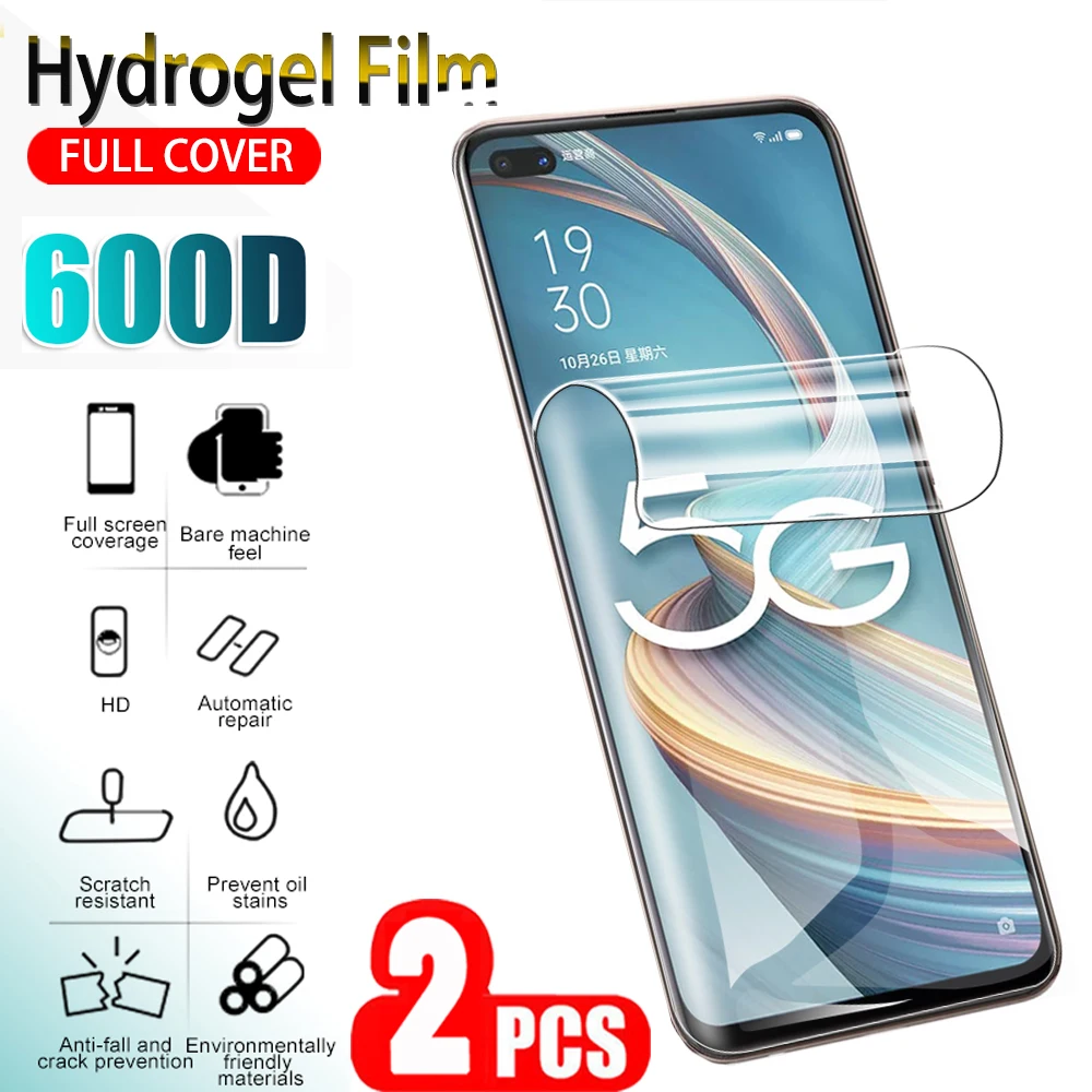 Мягкая Гидрогелевая пленка для OPPO A92s A9 A7 A5 2020 A5s F11 F9 pro F5 F1s R17 R11 R11s Plus 2 шт. защитная