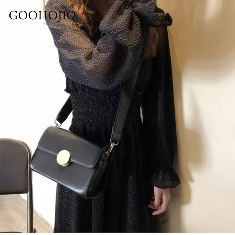 

GOOHOJIO 2021 New Spring and Autumn Temperament Dress Women Retro Long Sleeve Vintage Women Dress Floral Chic Dress for Ladies