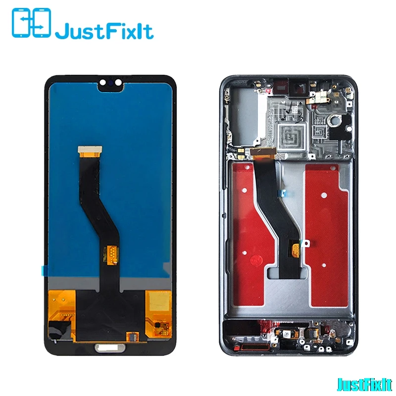 Для huawei P20 Pro CLT-AL01 6,1 '' тест ЖК-дисплей с кодирующий преобразователь сенсорного экрана в сборе оригинальные запасные части ЖК-дисплей